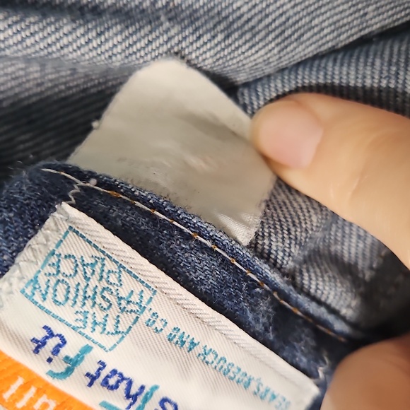 Vintage 70s Sears Roebuck High Rise Wide Leg Jeans 28 - Picture 8 of 8